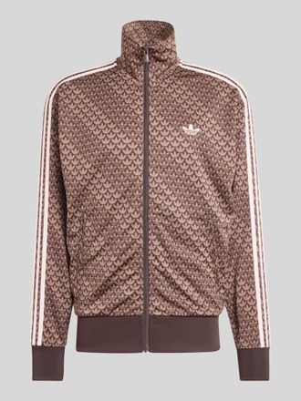 adidas Originals Loose Fit Trainingsjacke Modell FIREBIRD LOOSE MONOGRAM in Dunkelbraun, Gr&ouml;&szlig;e XXL