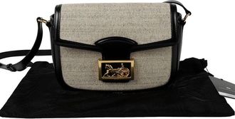 Celine Black Calfskin Selkie Medium Crossbody