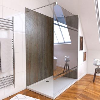 Aurlane Paquete De Paneles De Pared Wood Stone + Freedom 2 Smoke Wall Wall + Whiteness Receptor