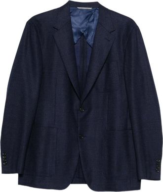 Canali single-breasted blazer - Blu