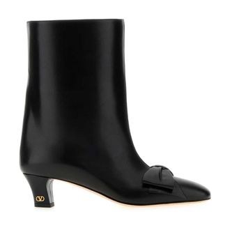 Valentino Garavani Heeled Boots, female, Black, Size: 9 US Bowow Bootie