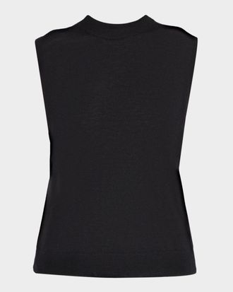 Co Sleeveless Cashmere T-Shirt Sweater