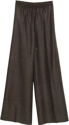 Max Mara Pant Max Mara - Dames - Wijde Broeken - Bruin - S - Broeken