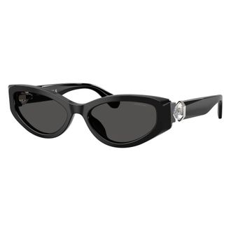 Swarovski Sunglasses, unisex, Black, Size: 55 MM 0Sk6045U