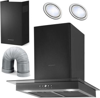 OEM Campana Extractora Berdsen Bt-217 Negra De 60 Cm