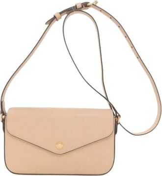 Gucci Pre-owned Cross Body Bags, female, Beige, Size: ONE SIZE Pre-owned Vintage Shoulder Bag