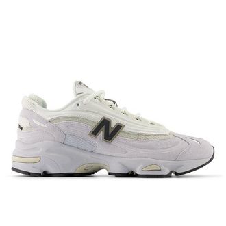 New Balance Unisex 1000 en Gris/Negro, Gamuza/Malla, Talla 37.5