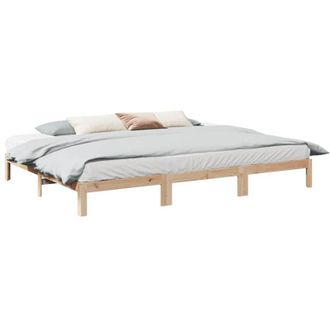 vidaXL Estructura De Cama Familiar Sin Colch&oacute;n 270x200 Cm Vidaxl