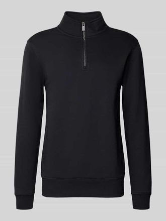 Only & Sons Regular Fit Troyer aus Baumwoll-Mix Modell CERES in Black, Größe XXL