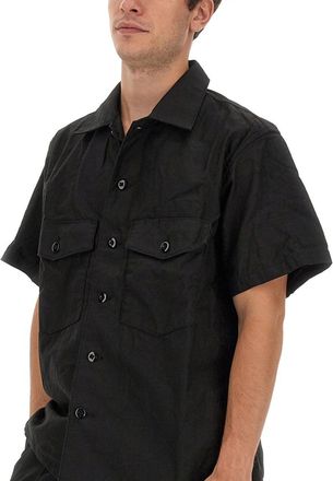 Needles Regular Fit Cotton Shirt - Black