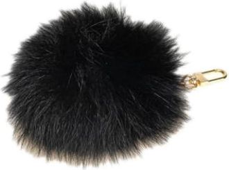Louis Vuitton Pre-owned Fur key-holders - Dames - Vintage Accessoires - Zwart - ONE Size - Vintage
