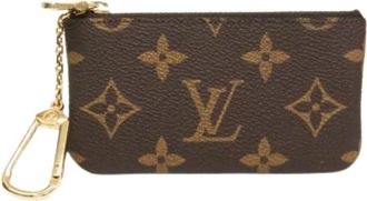 Louis Vuitton Pre-owned Canvas Portemonnee - unisex - Vintage Accessoires - Bruin - ONE Size - Vintage