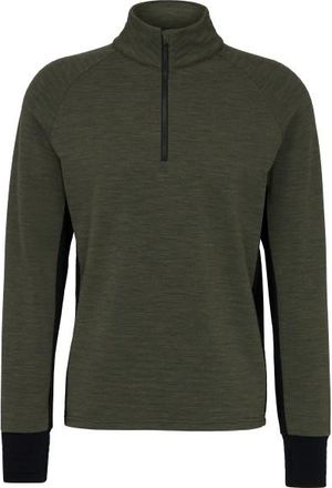 Stoic MerinoFleece260 FlenSt. II Half Zip Merinopullover f&uuml;r Herren | oliv