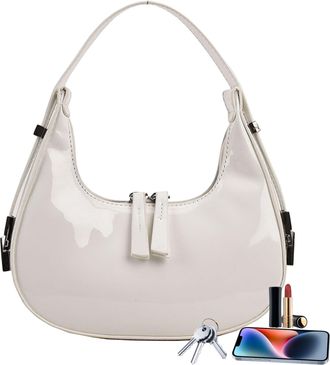 Generic Hobo Shoulder Bag - Real Leather Satchel Tote, Secure Ergonomic Clutch Purse, Long Lasting Effortless Casual Carryall | Perfect Office Work Bag, Trave