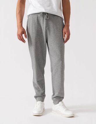 GANT Mens GANT Mens Shield Sweatpants - 93 Grey Melange - Size: 33/32/32/38/Regular