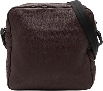 Bottega Veneta Pre-owned Cross Body Bags, female, Brown, Size: ONE SIZE Pre-owned Nappa Leather Crossbody Bag