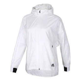 adidas (WMNS) adidas Wb Block Sports Stylish Jacket White EH3848