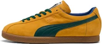 Puma Brazili&euml; Tangerine Voetbalicoon Sneakers - Heren - Sneakers - Geel - 38 EU - Leer - Schoenen
