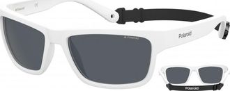 Polaroid Mens PLD 7031 59 6HT Sunglasses - White - One Size