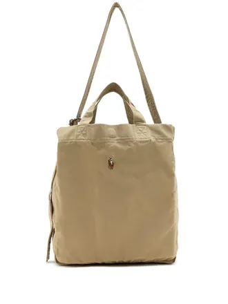 Polo Ralph Lauren Shopper met geborduurde zak - Beige