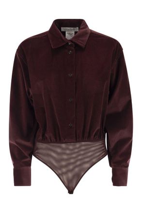 Max Mara Fertile - Velvet Shirt Bodysuit