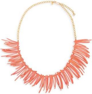 Kenneth Jay Lane Coral Spike Necklace at Nordstrom Rack