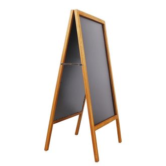 OEM Pizarra, Pantalla De Doble Cara, Dise&ntilde;o Plegable, Marr&oacute;n
