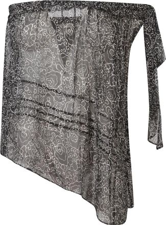 Isabel Marant Asymmetrische bloementop - Dames - Tops zonder mouwen - Veelkleurig - M - Tops