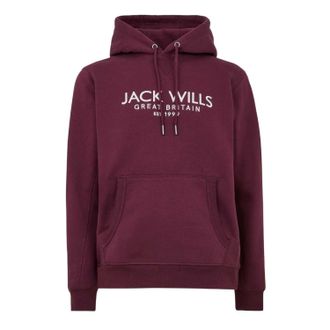 Jack Wills Heren Batsford Logo Hoodie (Afb.)