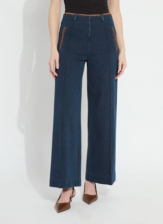 Lyss&eacute; Angelica Hi Waist Pintuck Denim