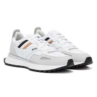 HUGO BOSS Jonah Runn Mens White Trainers - Size UK 6