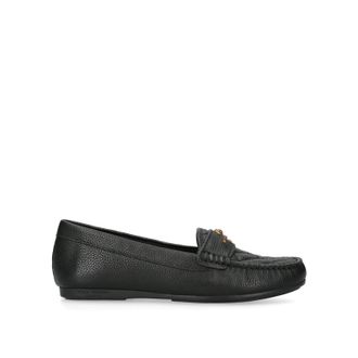 Kurt Geiger Womens Leather Kgl Greenwich Moccasin Loafers - Black Leather (archived) - Size UK 7