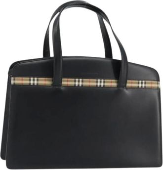 Burberry Pre-owned Handbags, female, Black, Size: ONE SIZE Pre-owned Vintage Handbag