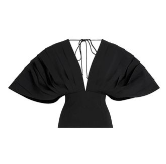 A.W.A.K.E. A.W.A.K.E. Mode Puff-Sleeve Top Size L