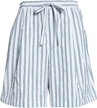 Dolce & Gabbana Stripe Crinkled Poplin Bowling Shorts in S8051 Rigato at Nordstrom, Size 32 Us