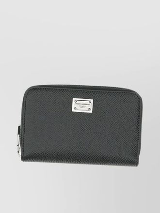Dolce & Gabbana leather zip-around wallet