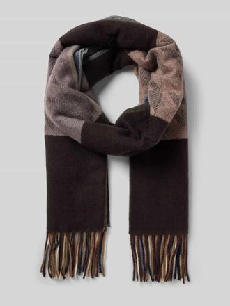 Kurt Beines Schal mit Fransen in Black, Gr&ouml;&szlig;e 1