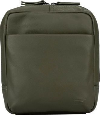 Jost Tromsoe Leather Shoulder Bag Olive Green