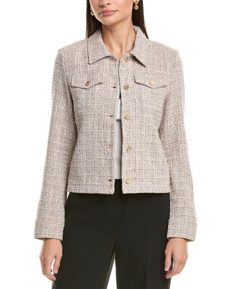 J.McLaughlin J.Mclaughlin Colby Linen-Blend Jacket