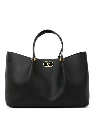 Valentino Garavani Vlogo Signature Large Leather Tote