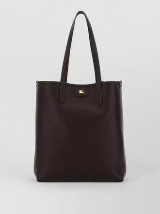 Burberry leather bloomsbury shopping bag top handles