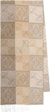 Loewe Dames, Accessoires, Beige, Maat: ONE Size Wol