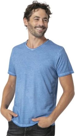 Anonym Apparel Cerulean Blue T-shirt met korte mouwen - Heren - T-shirts - Blauw - S - Tops