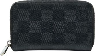 Louis Vuitton Black Pvc Leather Coin Purse/Coin Case (Pre-Owned)
