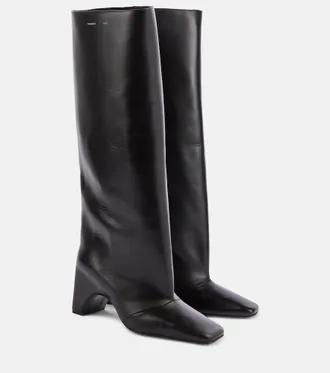 Coperni Bridge leather knee-high boots