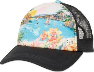 Billabong Heritage Mash-Up Trucker Hat in Ocean Spray at Nordstrom