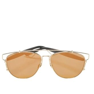 Dior Pre-owned Accessories, female, Yellow, Size: ONE SIZE Pre-owned Glass Sunglasses