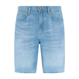 Guess Uomo, Pantaloncini, Blu, W36, new