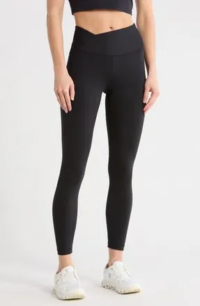 Yogalicious WonderLink Rib Nola Leggings in Black at Nordstrom Rack, Size X-Small