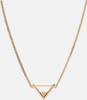 Prada Collana a catena con logo